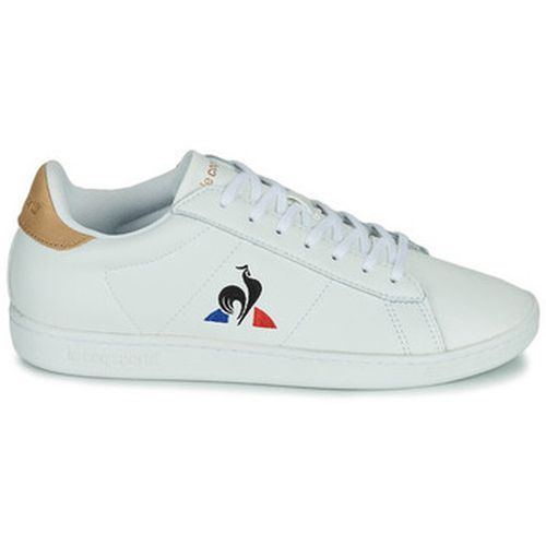 Baskets basses Mixte Courtset_2 Optical White/Tan Basket - Le Coq Sportif - Modalova