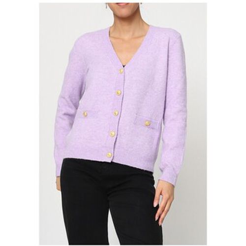 Pull Pull Cardigan col v F - Kebello - Modalova