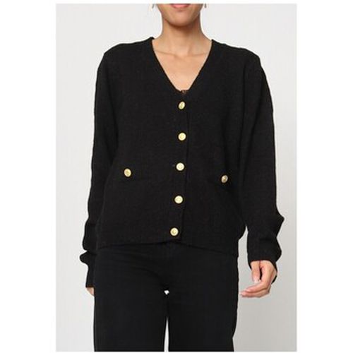 Pull Pull Cardigan col v F - Kebello - Modalova