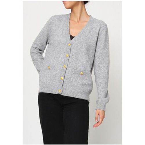 Pull Pull Cardigan col v F - Kebello - Modalova