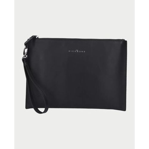 Pochette Leather Clutch with Drawstring - John Richmond - Modalova