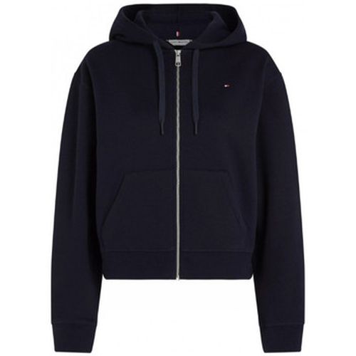 Polaire Sweat zippé à capuche marine - Tommy Hilfiger - Modalova