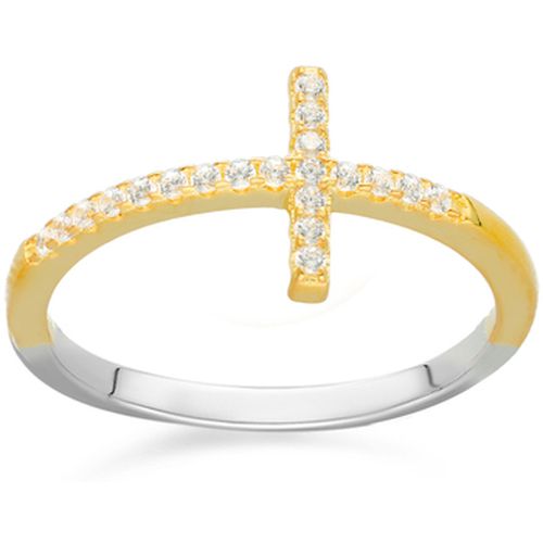 Bijoux Bague Argent Croix Pavée - Orusbijoux - Modalova