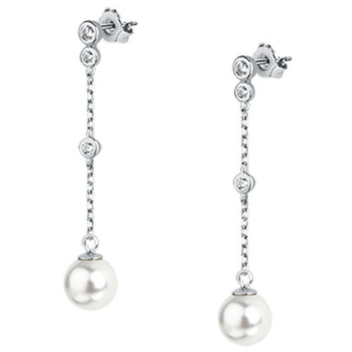 Bijoux Boucles d'oreilles en argent 925/1000 et perle de synthèse - Cleor - Modalova