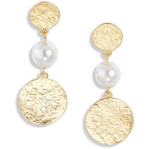 Boucles oreilles E70628 Boucles d'oreilles goutte pièce et perle - Karine Sultan - Modalova