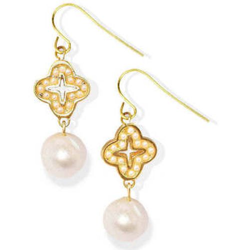 Boucles oreilles E71616 Boucles d'oreilles Perle blanche - Karine Sultan - Modalova