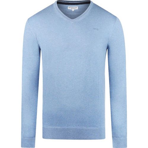 Sweat-shirt Pull Laine Merinos Col-V Sky - Mcgregor - Modalova