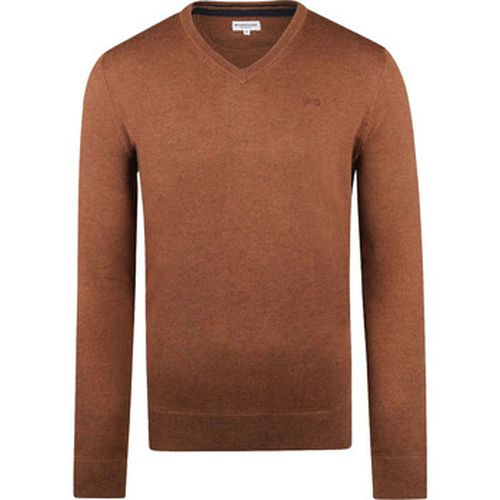 Sweat-shirt Pull Laine Merinos Col-V Chestnut - Mcgregor - Modalova