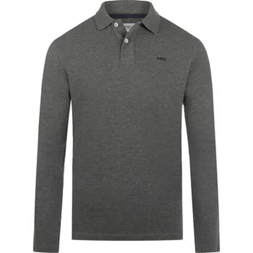 Sweat-shirt Long Sleeve Poloshirt Anthracite - Mcgregor - Modalova