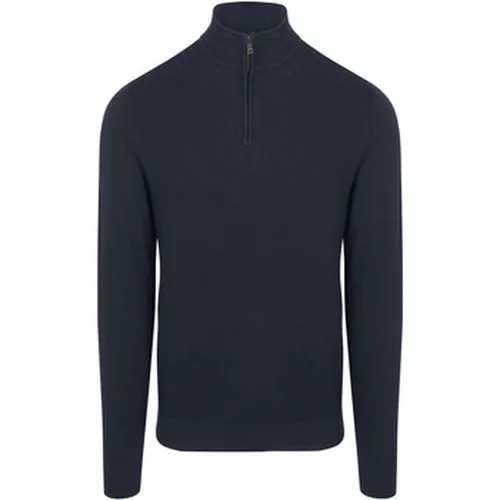 Sweat-shirt Pull Half Zip Laine Merinos Marine - Mcgregor - Modalova