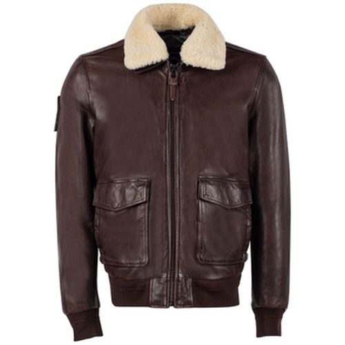 Blouson Blouson cuir ref 51288 Brown - Patrouille De France - Modalova