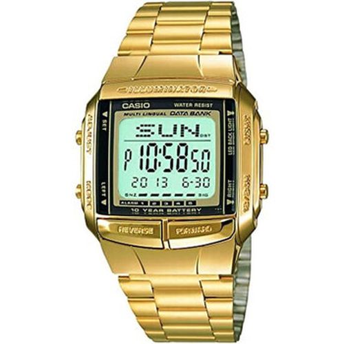 Montre Montre DATABANK Doré (Ø 38 mm) - Casio - Modalova