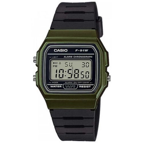 Montre Montre Unisexe VINTAGE Noir Vert (Ø 35 mm) - Casio - Modalova