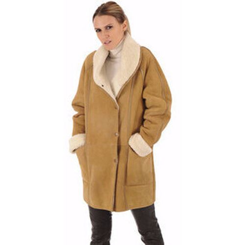 Manteau Manteau agneau velours camel-048005 - La Canadienne - Modalova