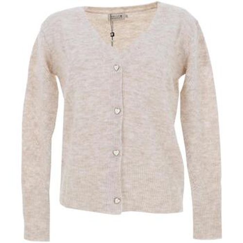 Pull Knitted cardigan cream ladies - Molly Bracken - Modalova