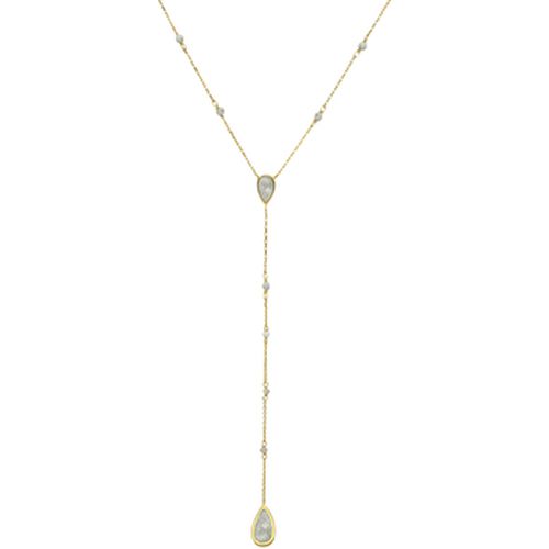 Collier Collier Argent Cravate Pierres Labradorite - Orusbijoux - Modalova