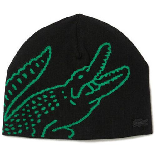 Bonnet BONNET EN LAINE JACQUARD AVEC CROCODILE - Lacoste - Modalova