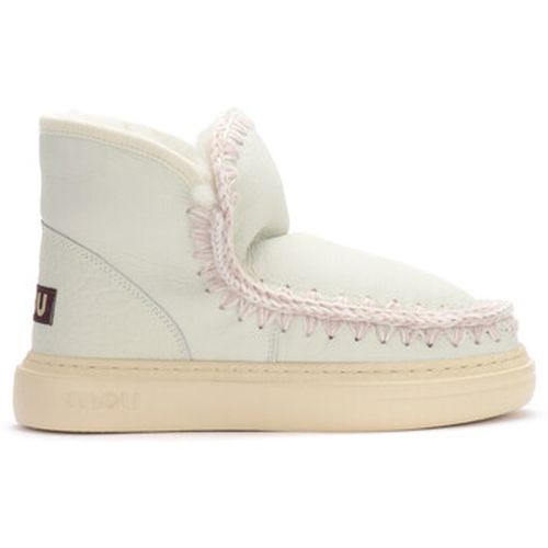 Boots Baskets Botte Eskimo Bold en peau de ton blanche - Mou - Modalova