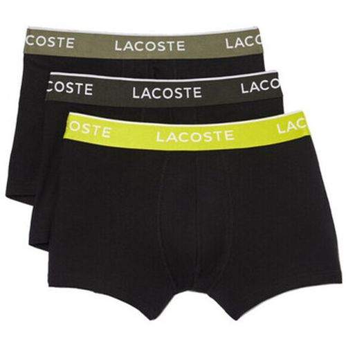 Boxers LOT DE 3 BOXERS AVEC CEINTURE CONTRASTÉE JAUNE - Lacoste - Modalova