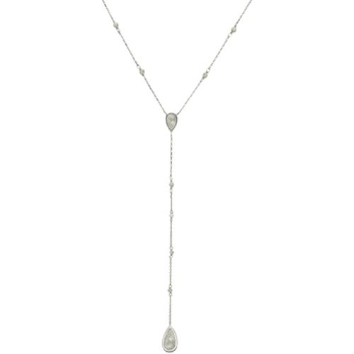 Collier Collier Argent Rhodié Cravate Pierres Labradorite - Orusbijoux - Modalova