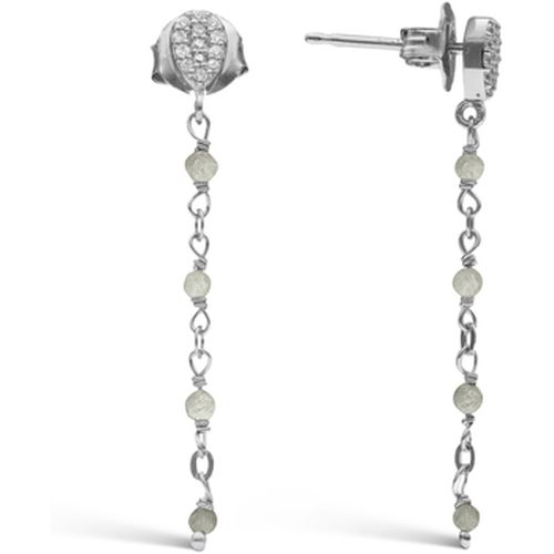 Boucles oreilles Boucles D'oreilles Argent Rhodié Pendantes Gouttes Pierres - Orusbijoux - Modalova