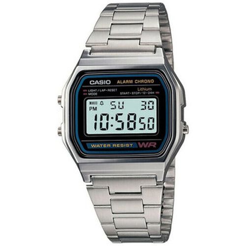 Montre Montre Unisexe A158WA-1 Noir Argenté (Ø 33 mm) - Casio - Modalova