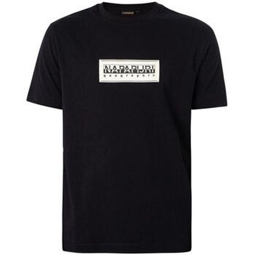 T-shirt S-box logo ss black - Napapijri - Modalova