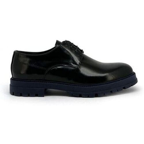 Ville basse Italo - Leather Black/Blue - Duca Di Morrone - Modalova