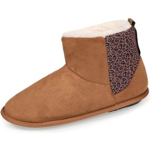 Chaussons Chaussons bottillons Léopard Camel - Isotoner - Modalova