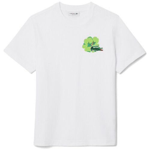 T-shirt T-SHIRT COTON IMPRIMÉ FLORAL - Lacoste - Modalova