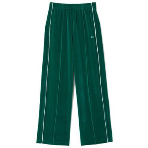 Pantalon PANTALON DE SURVÊTEMENT EN VELOURS FONCÉ - Lacoste - Modalova