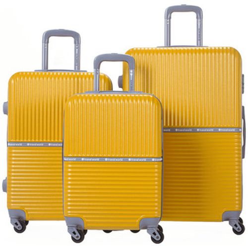 Valise Set de 3 valises Rigides S/M/L AXA DARK YELLOW - Travel World - Modalova