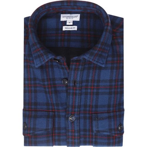 Sweat-shirt Surchemise Foncé A Carreaux Tartan - Mcgregor - Modalova