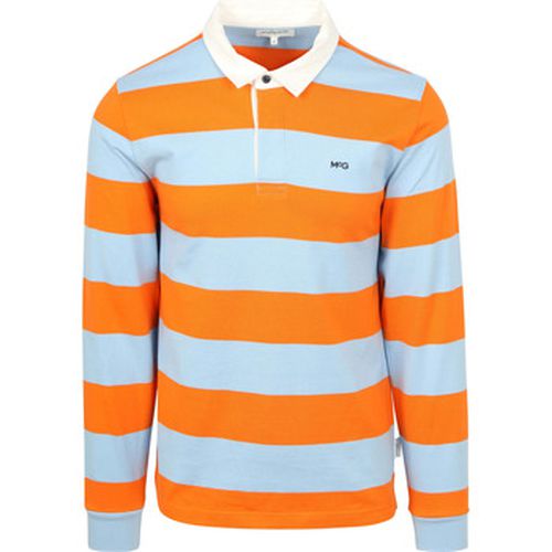 Sweat-shirt Rugbyshirt Bleu Orange Rayé - Mcgregor - Modalova