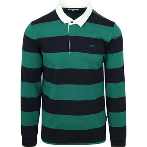 Sweat-shirt Rugbyshirt Marine Vert Rayé - Mcgregor - Modalova