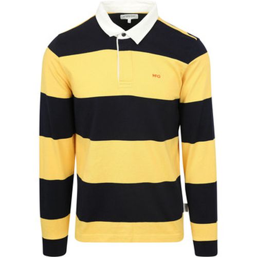 Sweat-shirt Rugbyshirt Marine Jaune Rayé - Mcgregor - Modalova