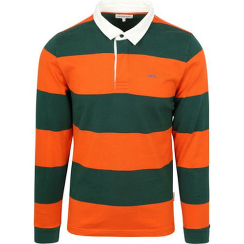 Sweat-shirt Rugbyshirt Orange Vert Rayé - Mcgregor - Modalova