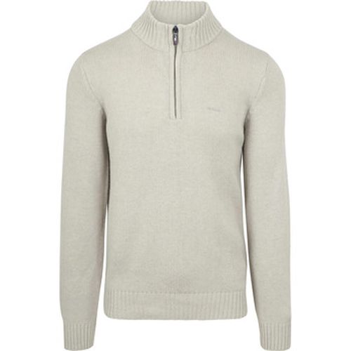 Sweat-shirt NZA Pull Demi-Zip Adan Mix Laine Greige - New Zealand Auckland - Modalova