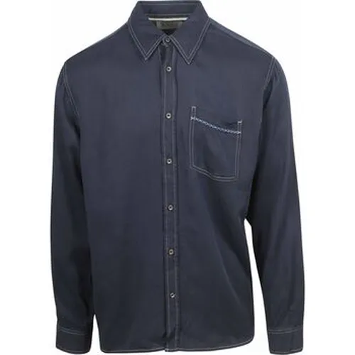 Chemise Chemise Solid Tencel Navy - Scotch & Soda - Modalova