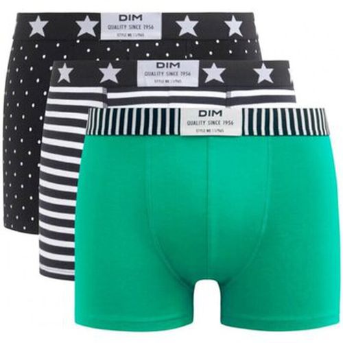 Boxers 3 Boxers VIBES Pois Rayures Menthe - DIM - Modalova