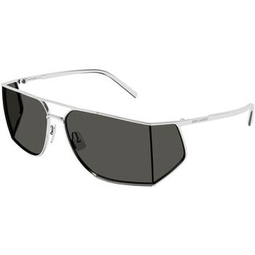 Lunettes de soleil SL 750 Lunettes de soleil, Argent/Gris, 69 mm - Saint Laurent - Modalova