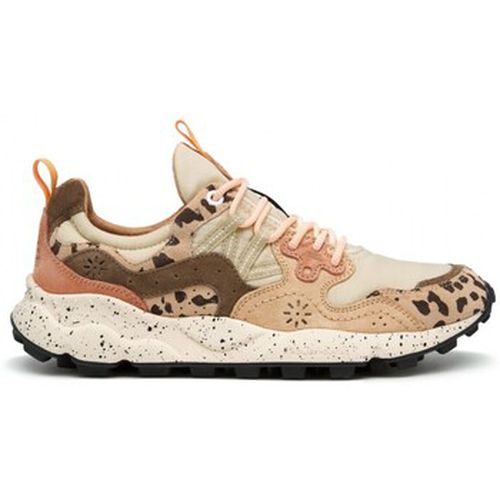 Baskets Baskets Yamano 3 Uni SudeImprimNylon Beige-Lait-Marro - Flower Mountain - Modalova