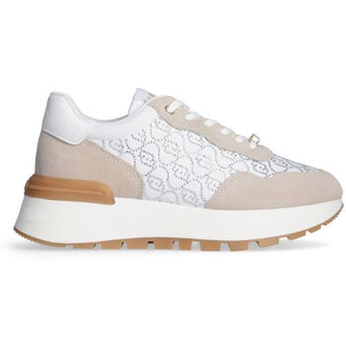 Baskets Sneakers blanches avec logo strass - Liu Jo - Modalova