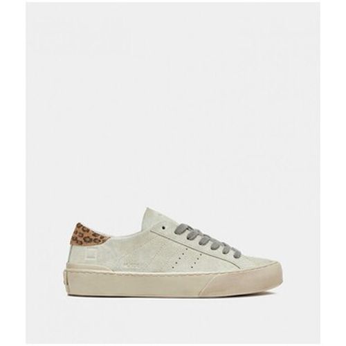 Baskets D.A.T.E. Hill Low Suede Cream - Date - Modalova