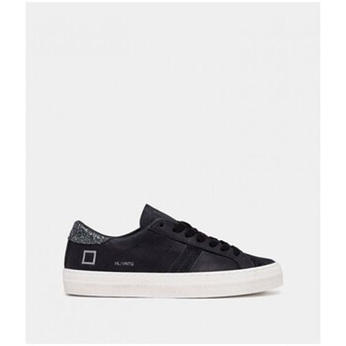 Baskets D.A.T.E. Hill Low Vintage Calf Black - Date - Modalova