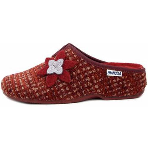 Chaussons Mule, Textile chaud, Semelle Amovible - 2910R - Emanuela - Modalova