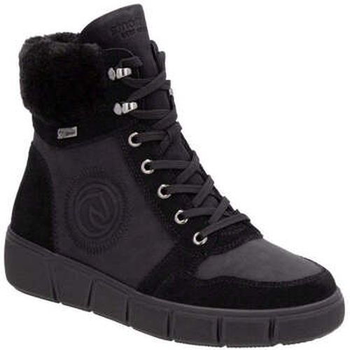 Bottines black casual closed ladies mid height boots - Remonte - Modalova