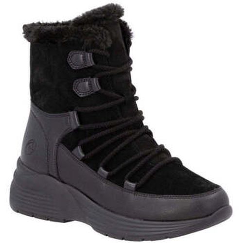 Bottines black casual closed ladies mid height boots - Remonte - Modalova