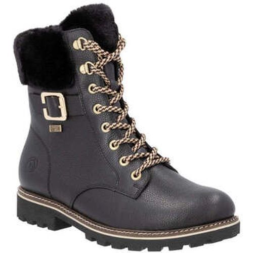 Bottines black casual closed ladies mid height boots - Remonte - Modalova