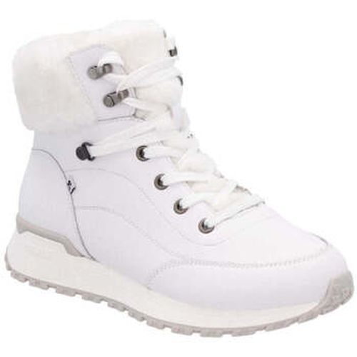 Bottines white casual closed ladies mid height boots - R-Evolution - Modalova